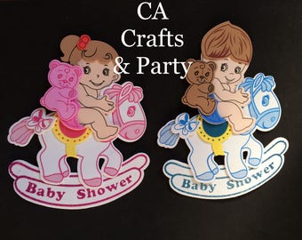 Baby Shower Foam Decoration- Baby Shower Centerpiece foam decor cutouts - Recuerdo para Baby Shower.