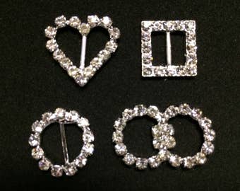 CLEARANCE 10 Blue & Silver Flower Ribbon Sliders New CLEARANCE 10 Blue & Silver Flower Ribbon Sliders New