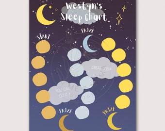 Grafico dei premi per il sonno dei bambini