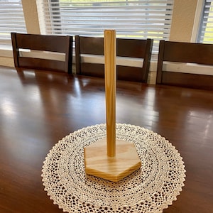 Wood Paper Towel Holder, Wood Pine Paper Towel Dispenser, Wooden Paper Towel Stand, Kitchen Roll Holder, Paper Towel Organizing, Wood Holder