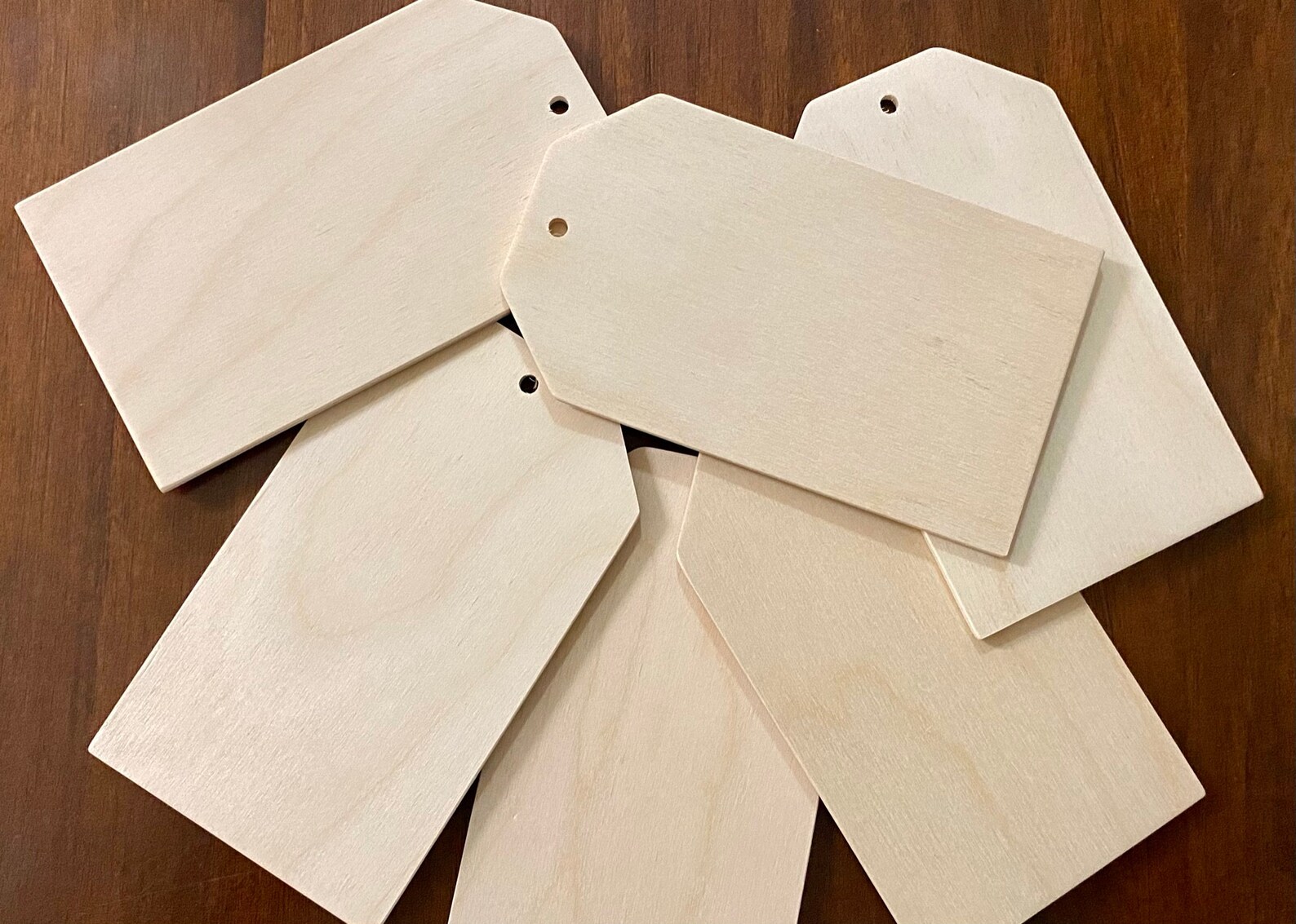 6 X 3.5 Blank Wood Tag Wood Gift Tag Wooden Tag Etsy