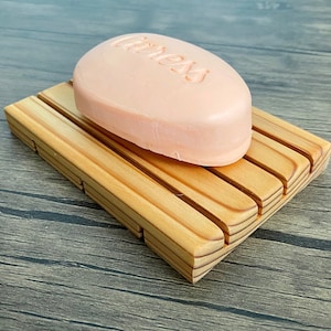 Big Wood Soap Dish, Cedar Soap Dish Tray, Wooden Soap Dish, Soap Dish Holder, Natural Wood Soap Tray, Soap Saver, Soap Deck