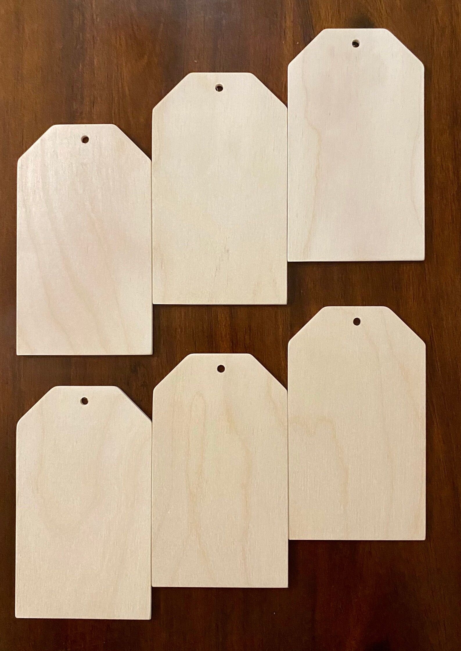 6 X 3.5 Blank Wood Tag Wood Gift Tag Wooden Tag Etsy