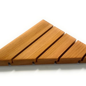 Corner Soap Dish, Cedar Wood Corner Soap Dish, Wood Soap Dish, Wooden Soap Dish For Shower, Natural Wood Soap Tray, Soap Saver