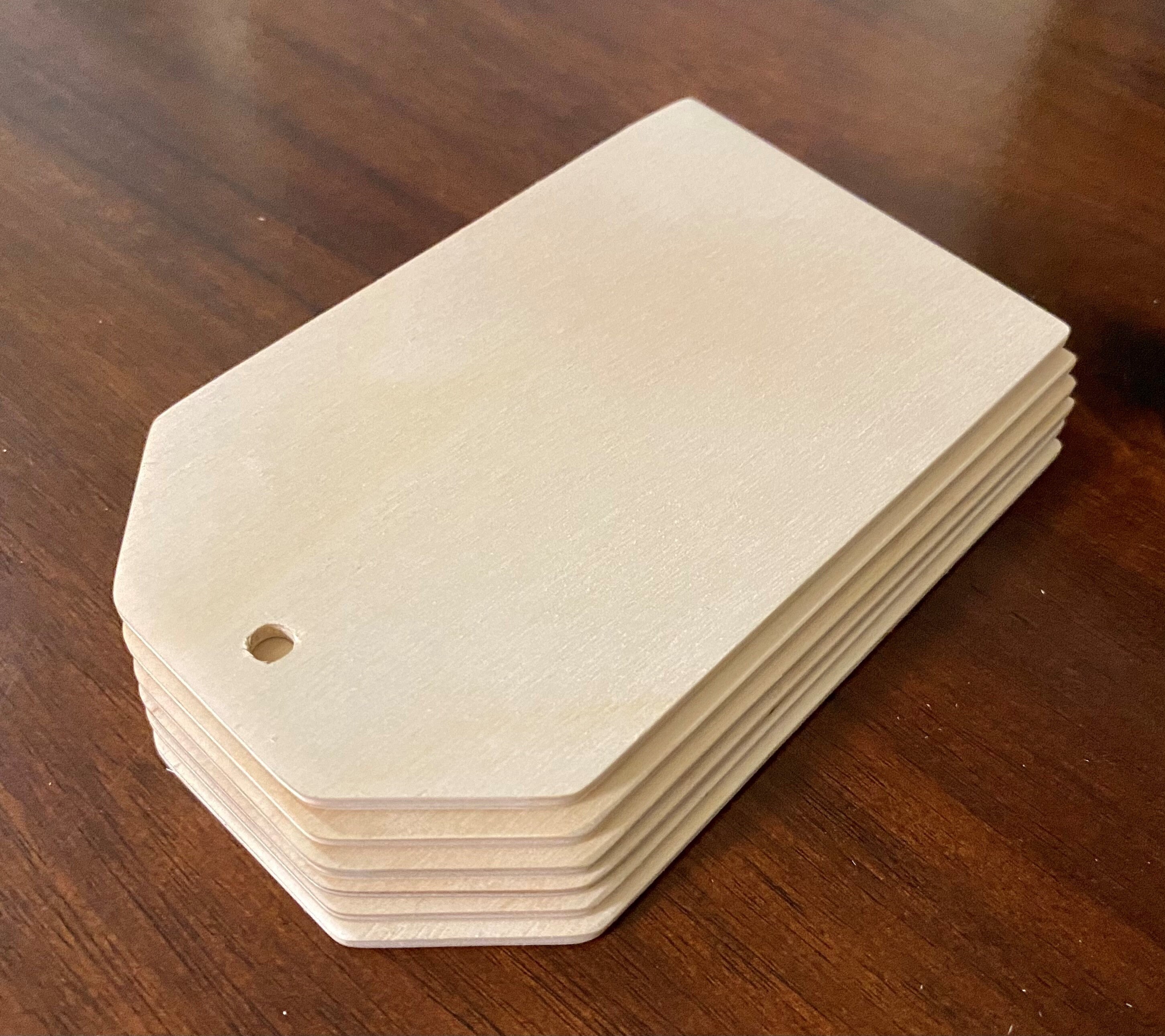 3 x 5 Blank Wood Tag Wood Gift Tag Wooden Tag Etsy