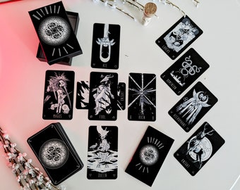Wayward Dark Tarot Deck - 4rd Edition with Rigid Box and Guide Booklet
