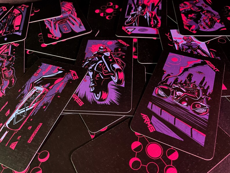 Neon Moon Tarot Deck Fourth Edition with Labelled Tin and Etsy