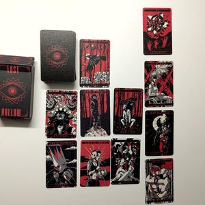 Jeu de tarot creux perdu au format de poche - Deuxième édition avec boîte de rangement