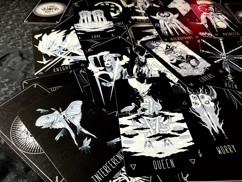 Wayward Dark Tarot Deck - 4.Edition mit Starrer Box und Anleitungsbuch Bild 9