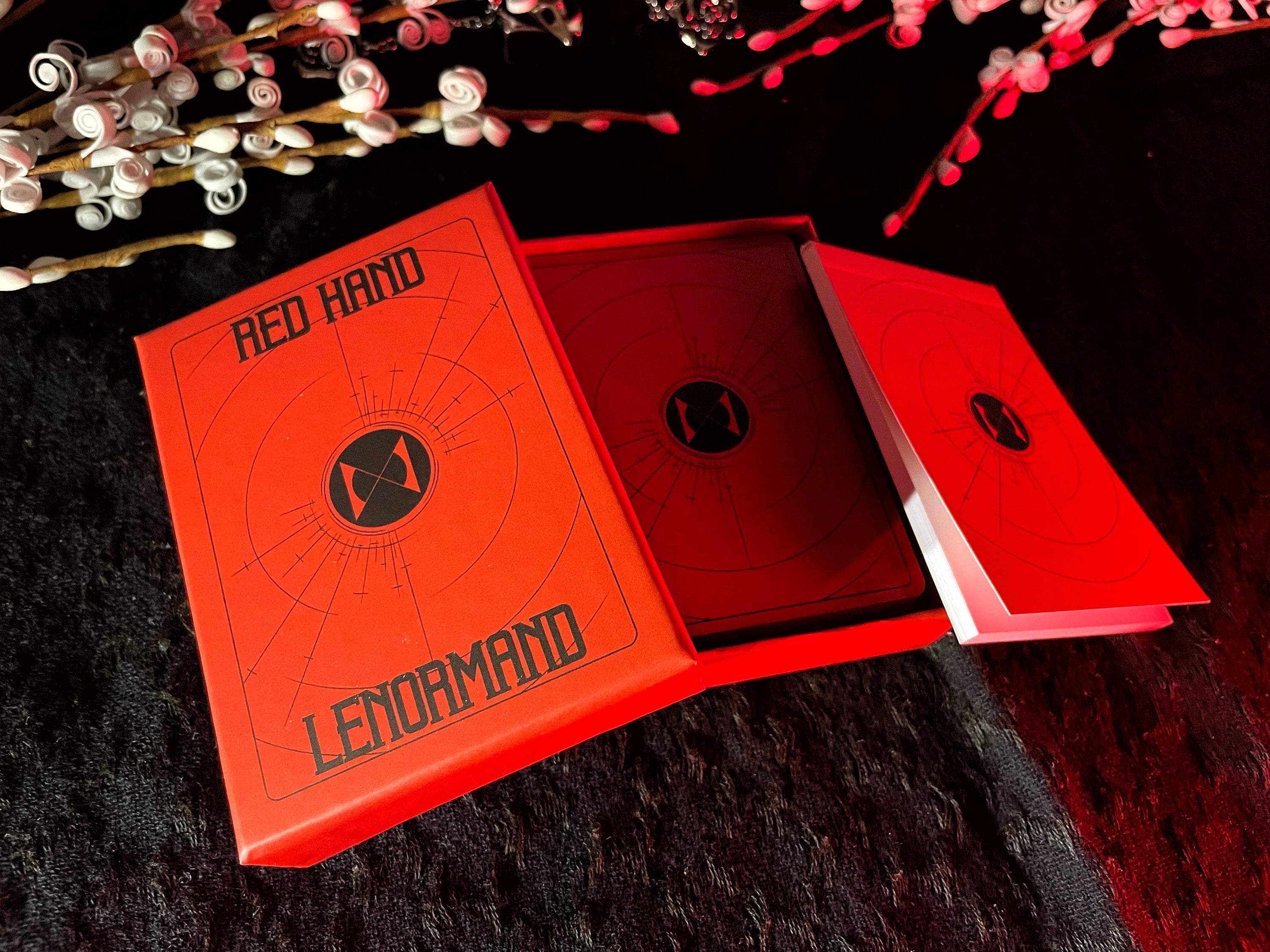 Red Hand Lenormand With Rigid Box and Booklet - 2nd Edition - Etsy