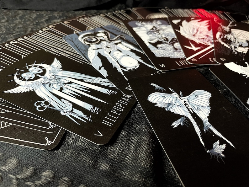 Wayward Dark Tarot Deck - 4.Edition mit Starrer Box und Anleitungsbuch Bild 5