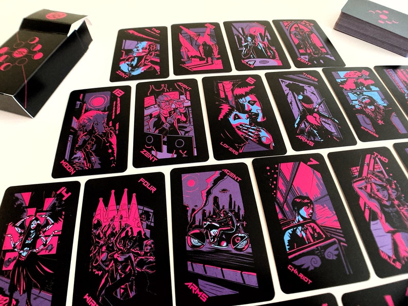 Neon Moon Tarot Deck Pocket Edition3rd edition deck with Etsy