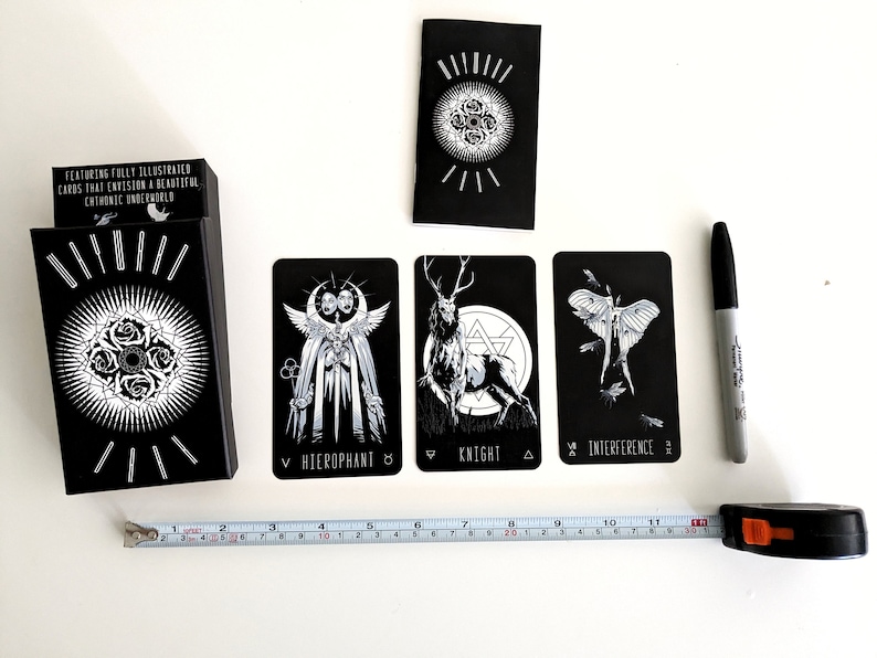 Wayward Dark Tarot Deck - 4.Edition mit Starrer Box und Anleitungsbuch Bild 10