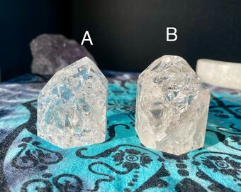 Crackle Quartz / Fire and Ice Quartz Towers