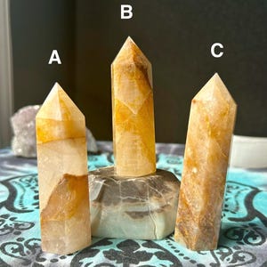 Golden Healer Quartz Tower