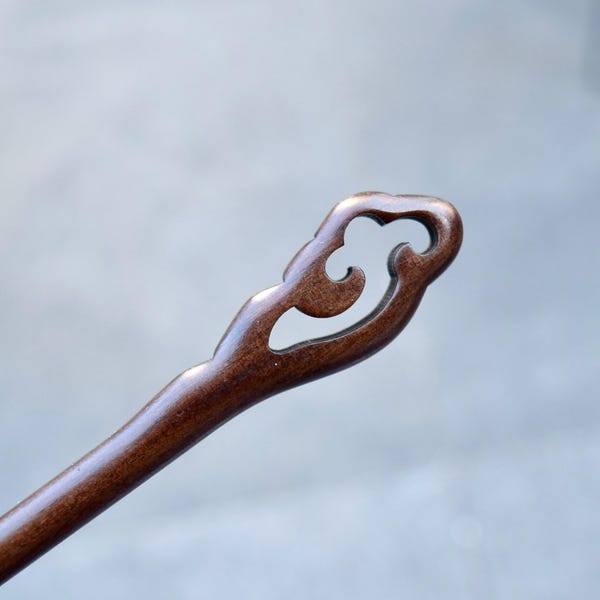 Epingle à cheveux en bois nuage - Épingle à cheveux chinoise