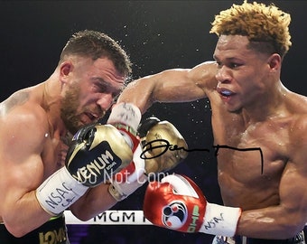Devin Haney Signed Photo 8X10 rp Autographed Picture Boxing Undefeated