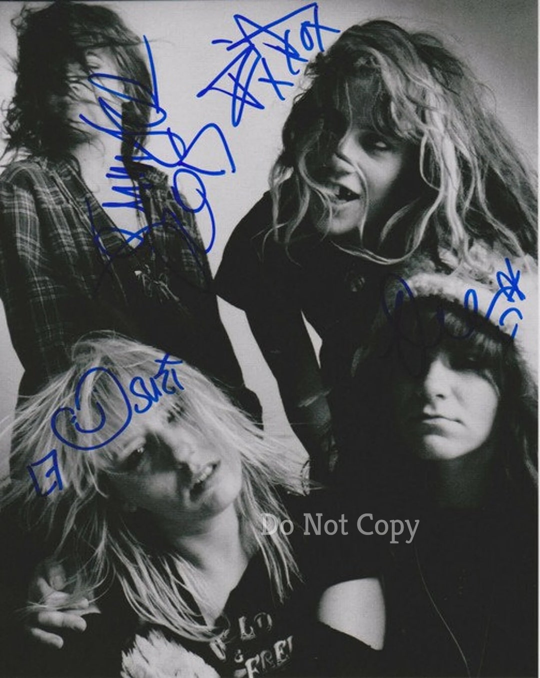 L7 Band Group Signed Poster Photo 8X10 Rp Autographed Picture Donita ...
