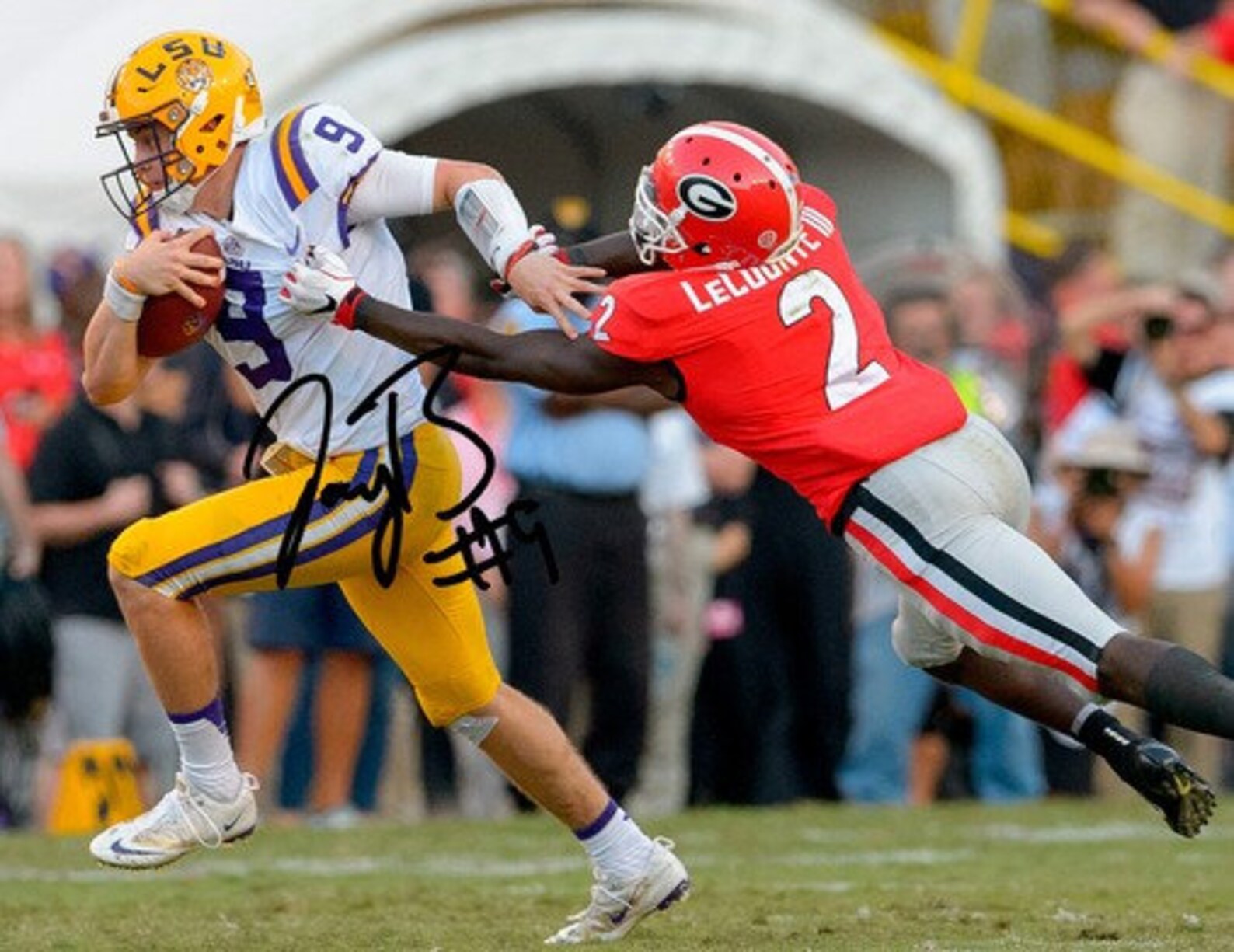 Joe Burrow Signed Auto 8x10 Rp Autographed LSU Tigers Etsy