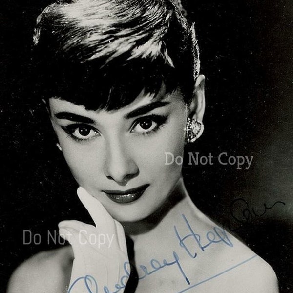 Audrey Hepburn Signed Photo 8X11 rp Autographed Picture Collectable