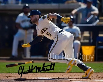 Garrett Mitchell Signed Photo 8X10 rp Autographed Picture * Brewers Prospect