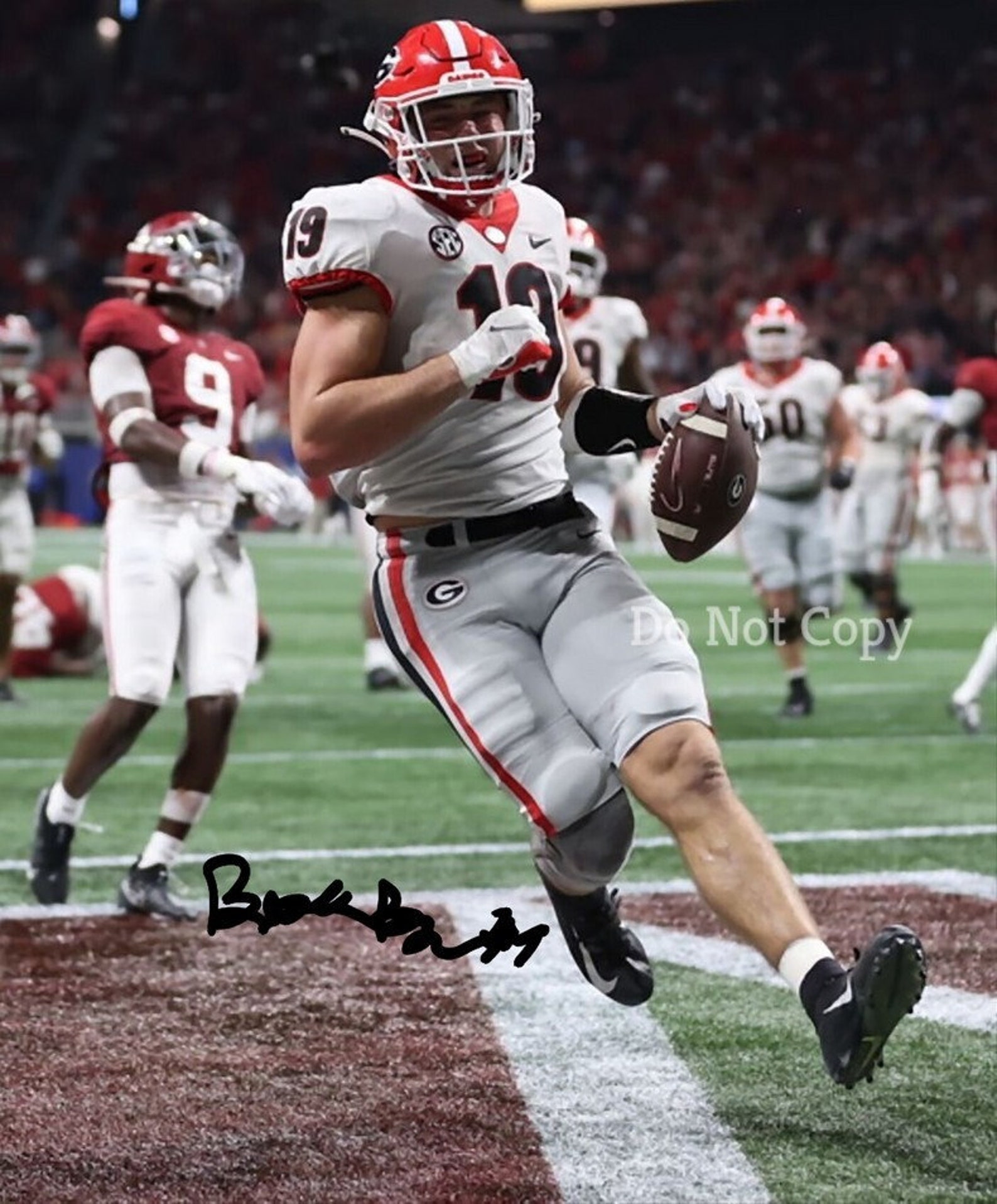 Brock Bowers Signed Photo 8X10 Rp Autographed Picture Georgia Bulldogs