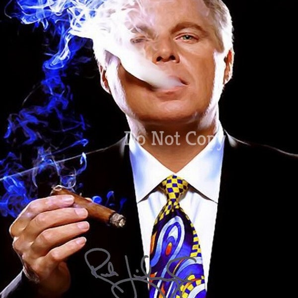 Rush Limbaugh Signed Photo 8X10 rp Autographed Picture