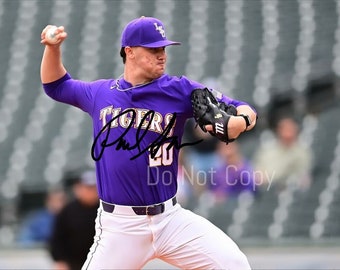 Paul Skenes Signed Photo 8X10 rp Autographed Picture LSU Baseball Pitcher