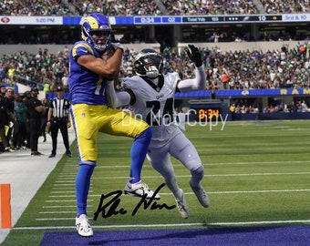 Puka Nacua Signed Photo 8X10 rp Autographed Picture Los Angeles Rams Rookie