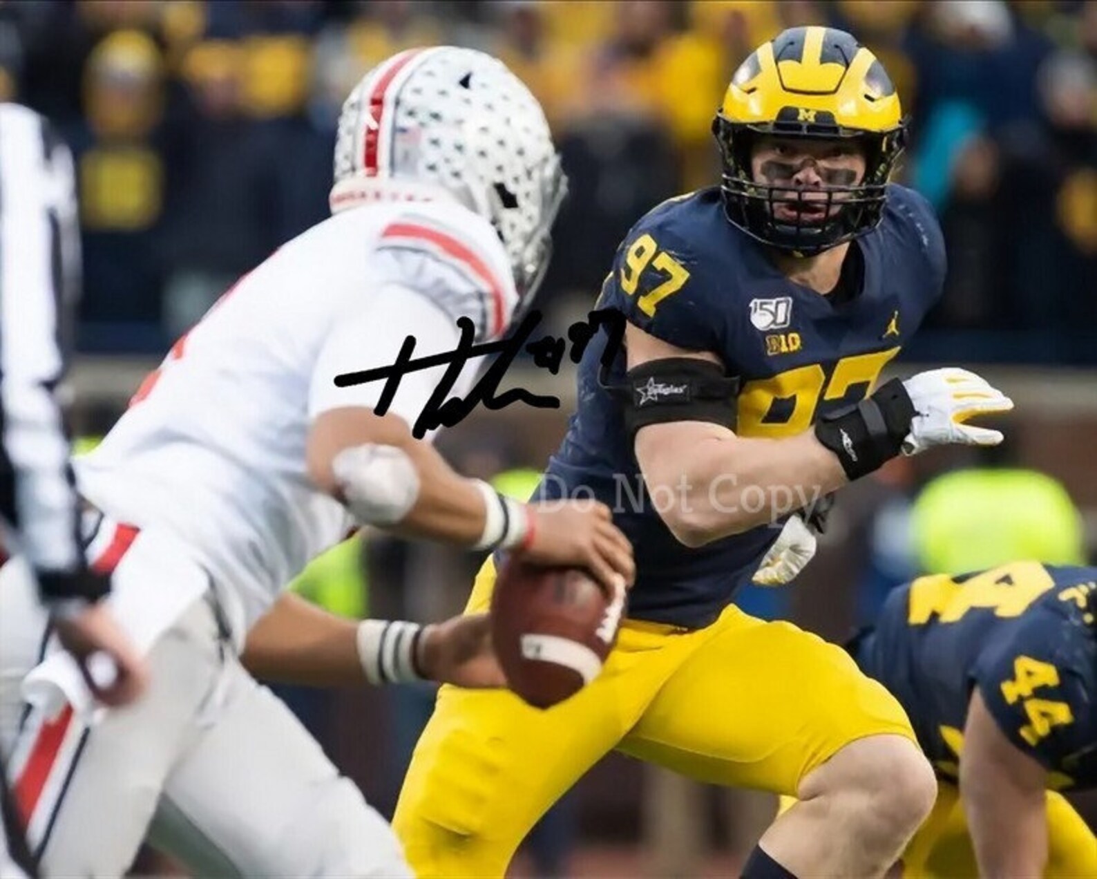 Aidan Hutchinson Signed Photo 8X10 Rp Autographed Picture Etsy