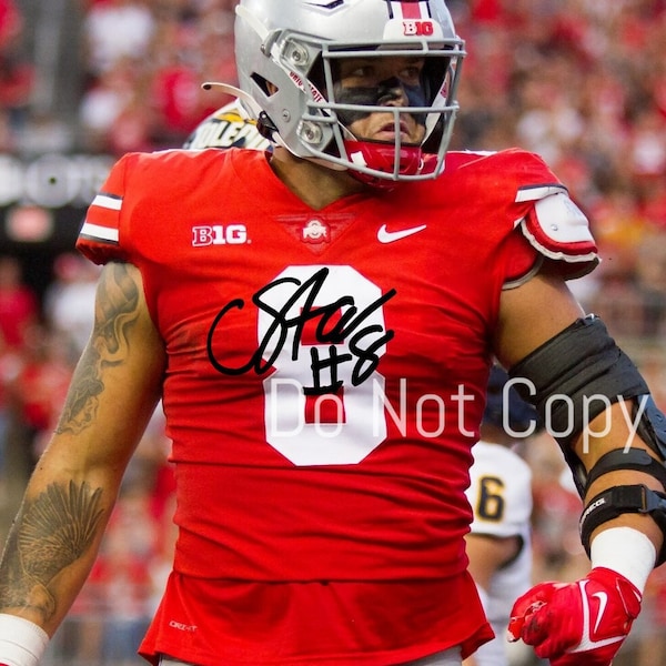 Cade Stover Signed Photo 8X10 rp Autographed Picture Ohio State Buckeyes