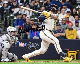 Garrett Mitchell Signed Photo 8X10 rp Autographed Picture Brewers Top Prospect