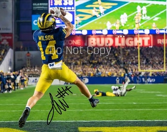 Roman Wilson Signed Photo 8X10 rp Autographed Picture Steelers Michigan Wolverines