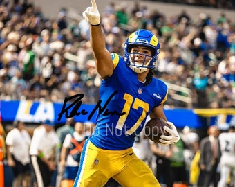 Puka Nacua Signed Photo 8X10 rp Autographed Picture Rookie Los Angeles Rams