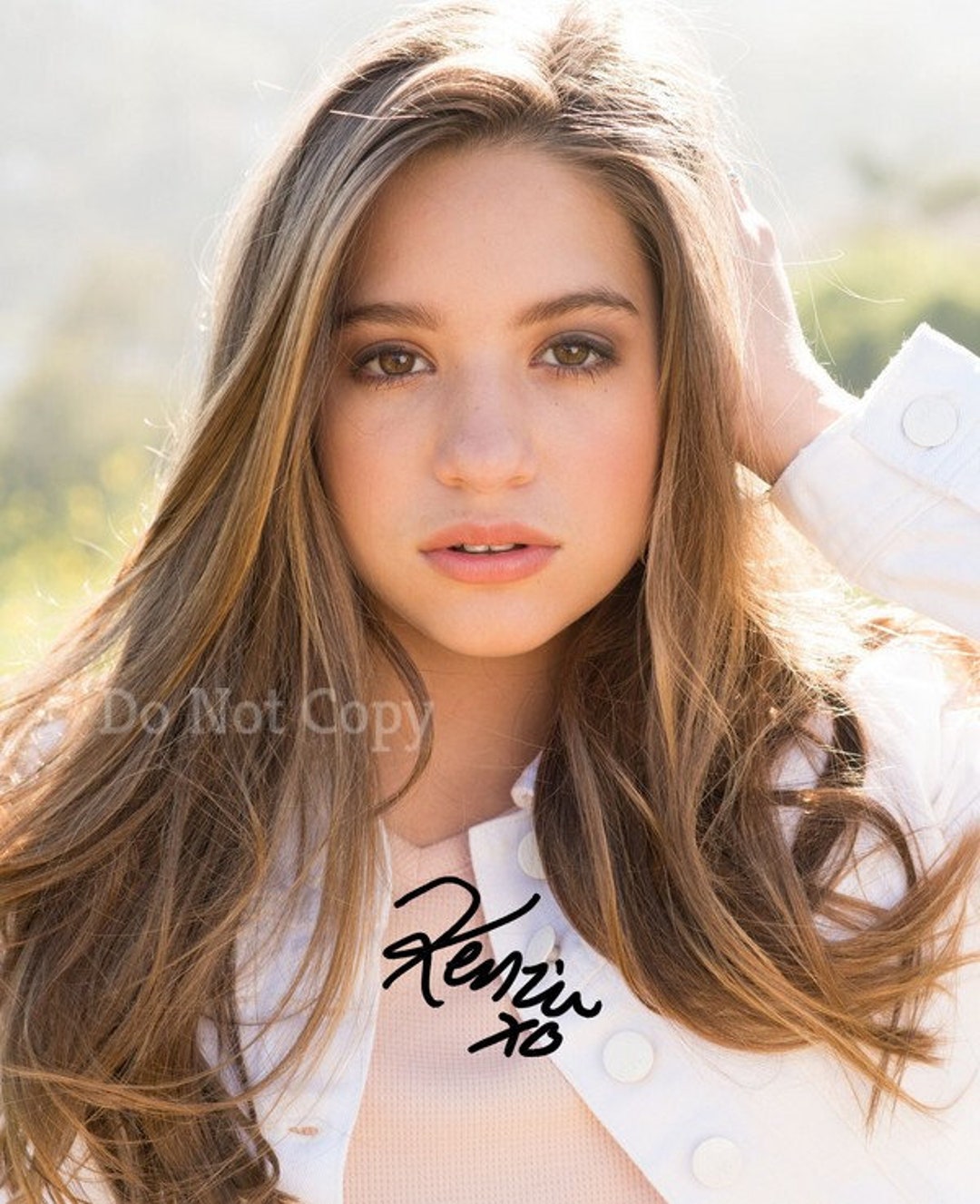 Mackenzie Ziegler Signed Poster Photo 8X10 Rp Autographed Picture