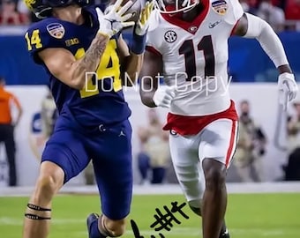 Roman Wilson Signed Photo 8X10 rp Autographed Picture Michigan Wolverines Steelers