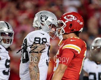 Maxx Crosby Signed Photo 8X10 rp Autographed Picture Las Vegas Raiders