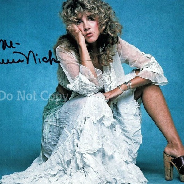 Stevie Nicks Signed Photo 8X10 rp Autographed Picture Fleetwood Mac