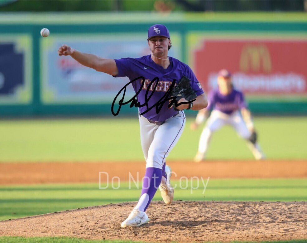 Paul Skenes Signed Photo 8X10 Rp Autographed Picture LSU Baseball Etsy