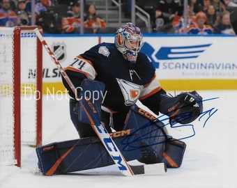 Stuart Skinner Signed Photo 8X10 rp Autographed Picture Edmonton Oilers