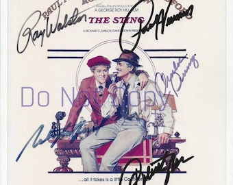 ロバート・レッドフォードとポール・ニューマンのサイン入り写真