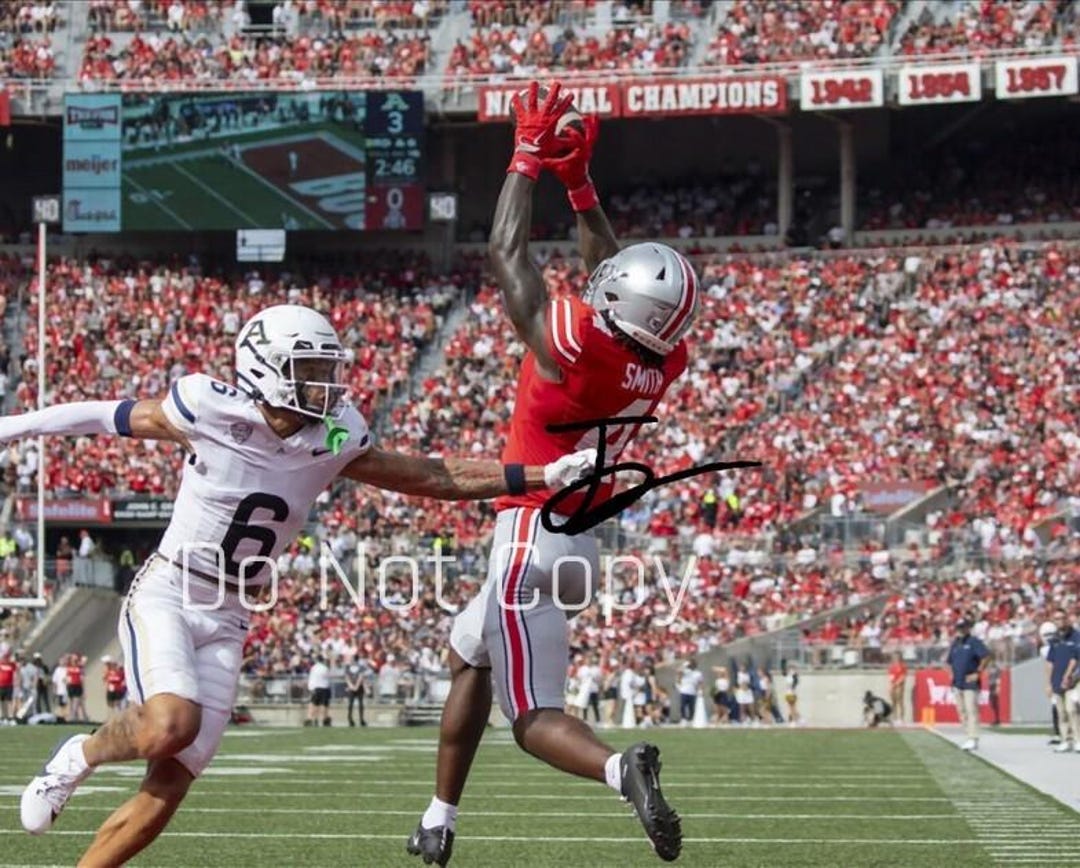 Jeremiah Smith Signed Photo 8X10 Rp Autographed Picture Ohio State