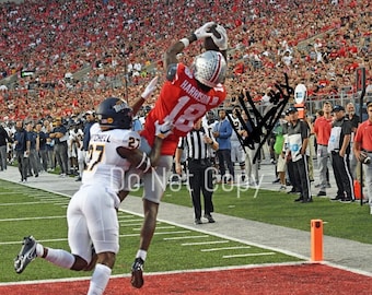 Marvin Harrison Jr Signed 8X10 Photo rp Autographed Picture Ohio State Buckeyes WR