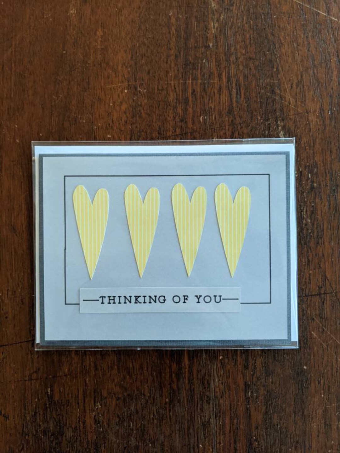Thinking of You Sympathy Card - Heart Sympathy Card - Etsy
