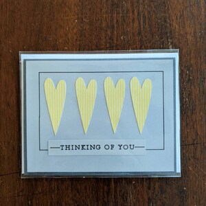 Thinking of You Sympathy Card - Heart Sympathy Card