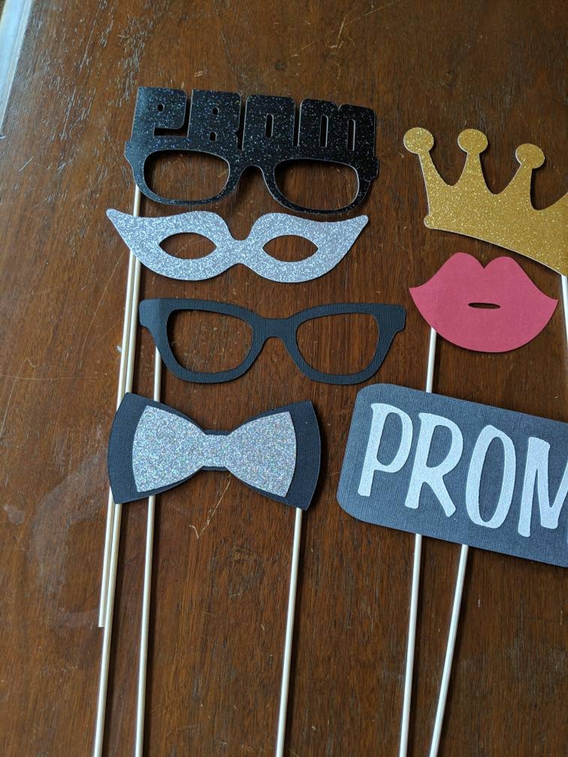 Photo Booth Props Prom PhotoBooth Props 10 Piece Set Etsy