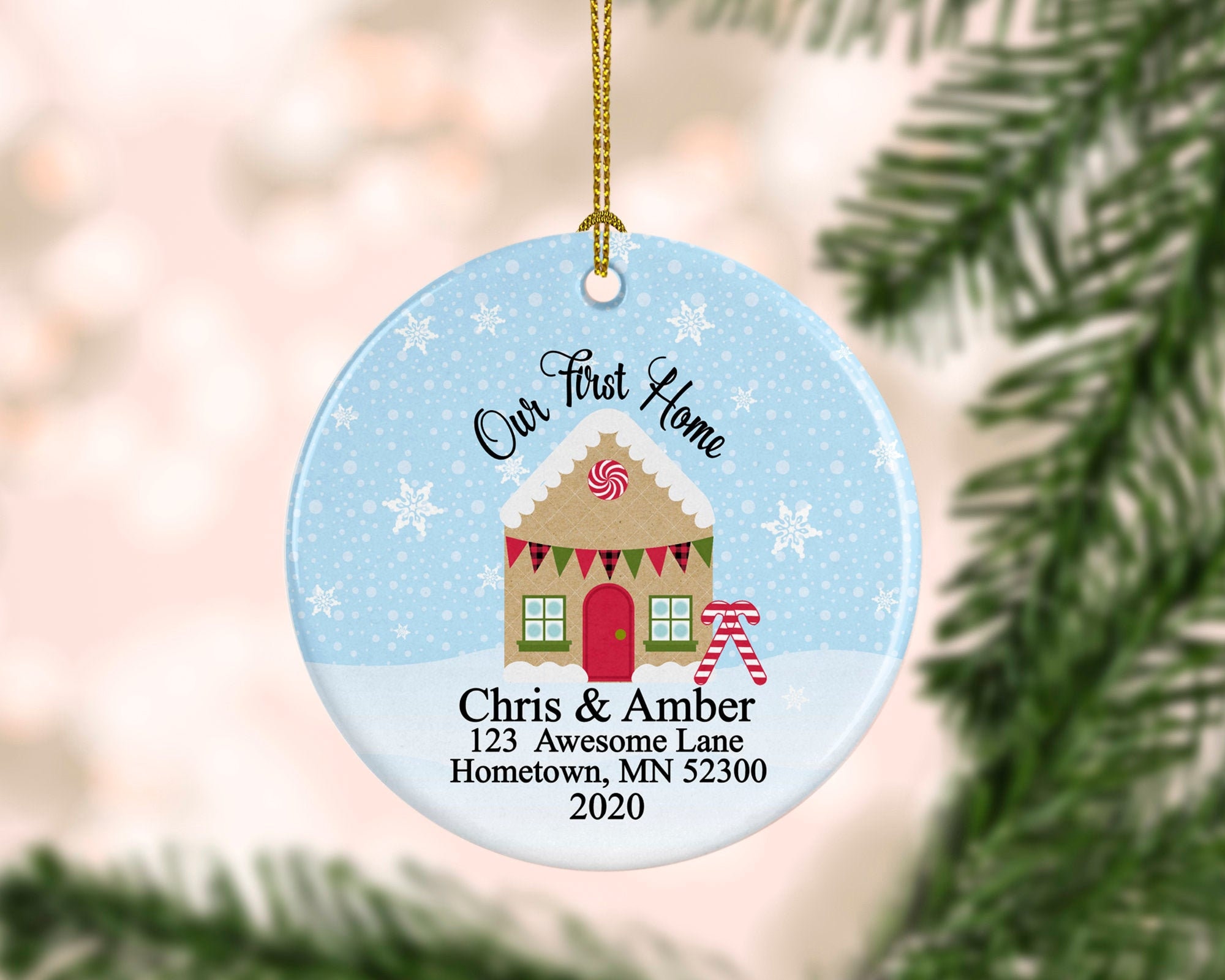 First Home Ornament Our first home Ornament New Home Etsy
