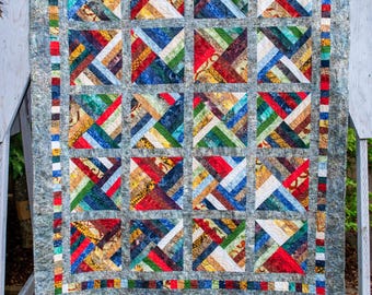 Crazy Squares Quilt Pattern