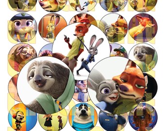 zootopia stickers etsy