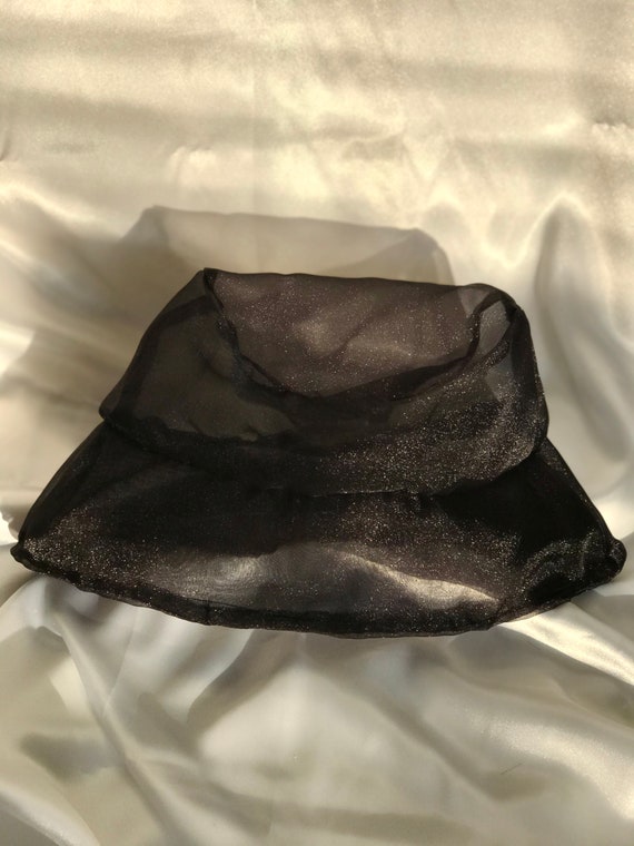 Sheer Bucket Hat Obsidian Black - Etsy